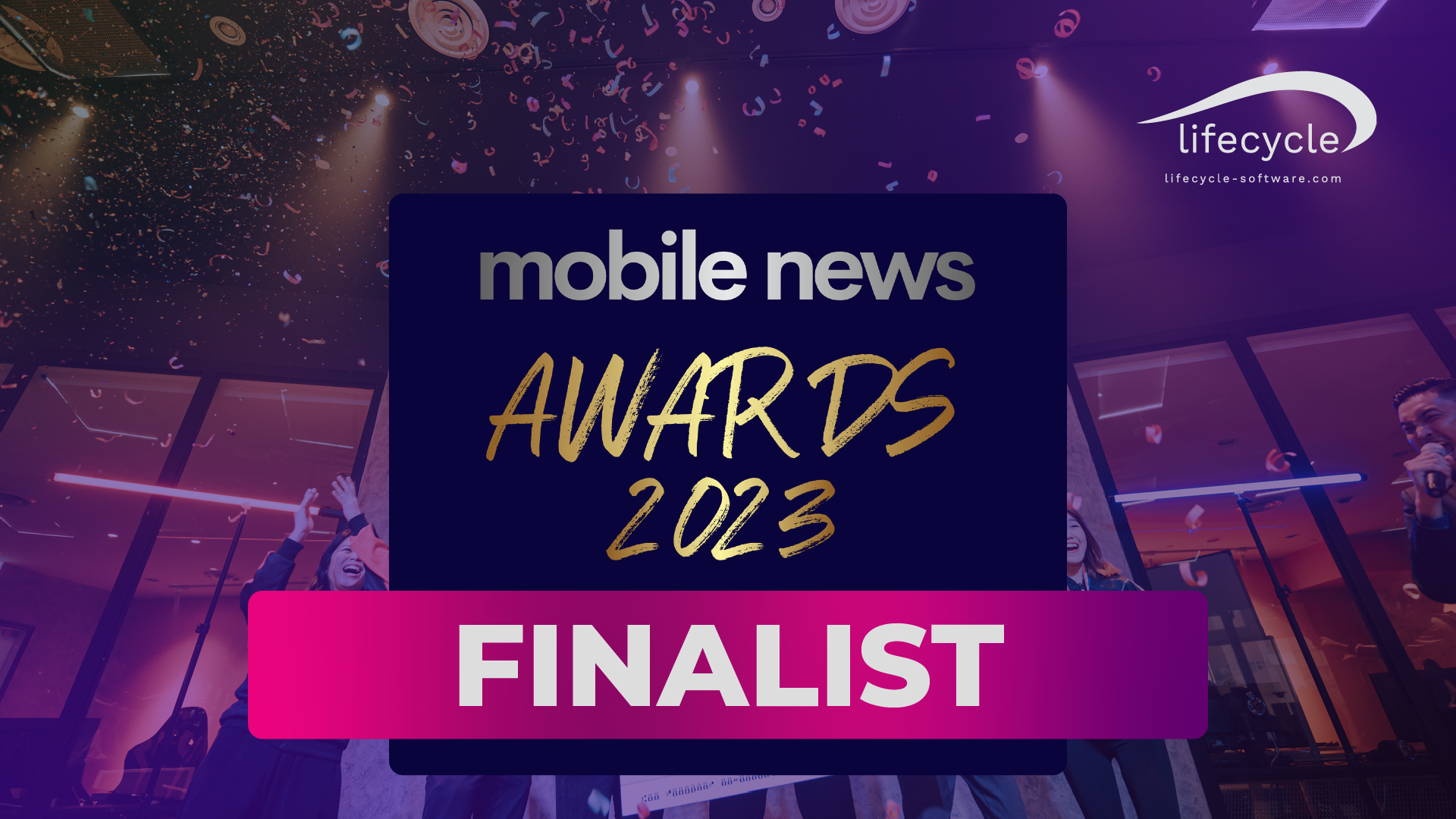 Lifecycle Software shortlisted in the Mobile News Awards 2023